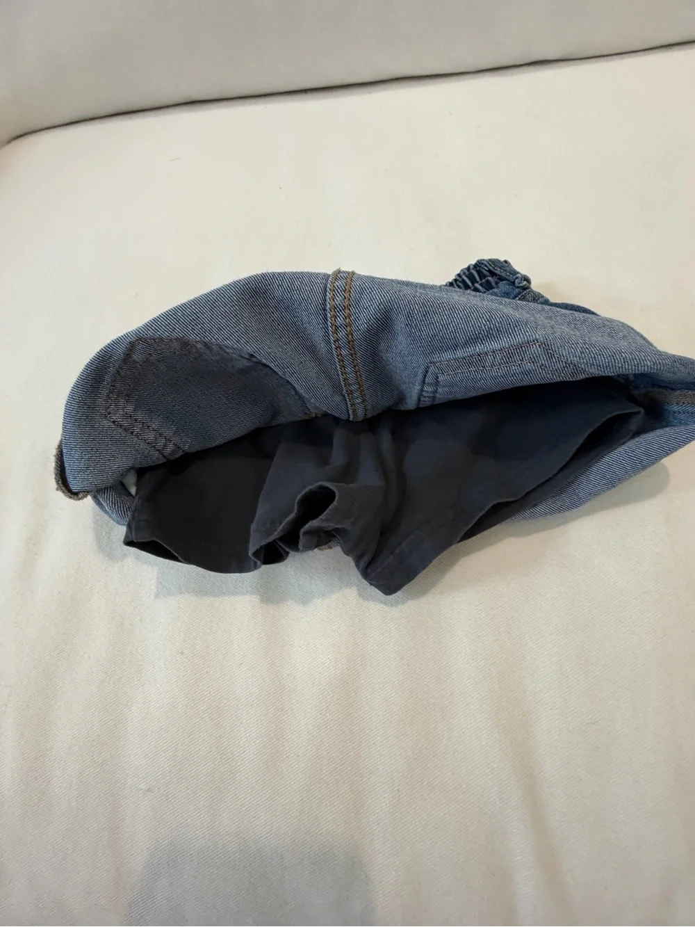 The Children's Place Navy Skirt Denim-Style Elastic Waistband